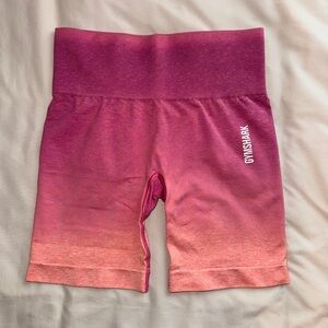 Gymshark Fuchsia to Coral Gradient Shorts